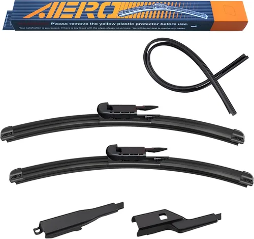 Vista 30 de AERO Avenger - Limpiaparabrisas prémium de 24 + 22 pulgadas para todas las estaciones, repuesto del fabricante original del equipo original