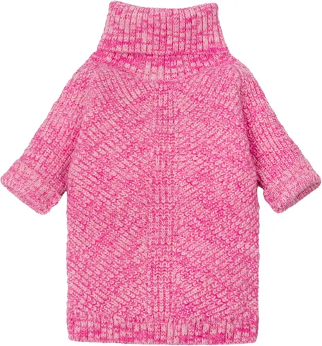 Vista 12 de Fitwarm Suéter de cuello alto para perro, abrigo térmico de punto para mascotas, ropa de invierno para perros pequeños, ropa de gato, negro, XS