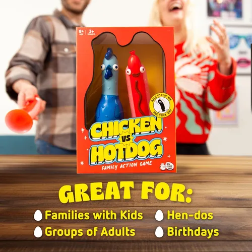 Vista 6 de Big Potato Chicken vs Hotdog: divertido juego de fiesta Diversión para niños, adolescentes y adultos Me gusta voltear la botella pero mejor