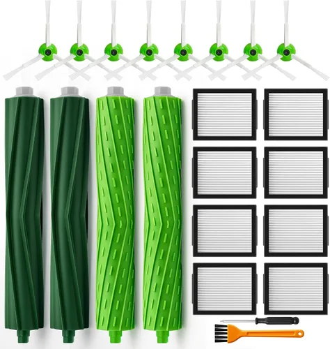 Vista 9 de Paquete de 16 bolsas de polvo combinadas Plus 405 para Roomba Essential Q0520/Plus 405 Combo/Plus 505 Combo/Plus 504 Vac/Y0140