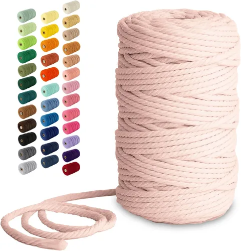 Vista 94 de Nook Theory Hilo de macramé de 3mm 109 yardas - Cuerda de macramé suave de 4mm, 5mm perfecta para nudos - Suministros de macramé para colgadores