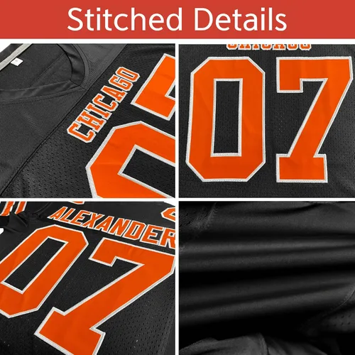 Vista 3 de Camiseta de fútbol personalizada con costura y número del equipo para hombres, mujeres y jóvenes