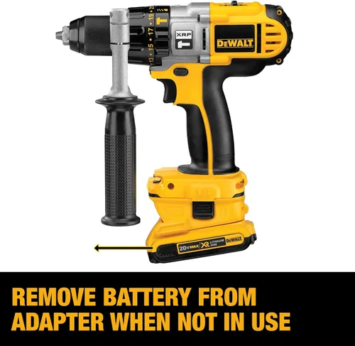 Vista 6 de Juego de adaptador de batería DeWALT, DCA2203C, de 20 voltios, para herramientas de 18 voltios, sierra sable
