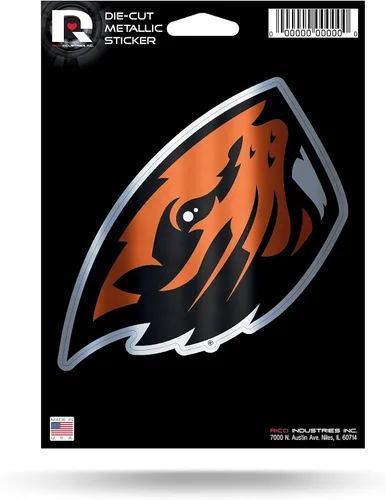 Vista 15 de Rico Industries NCAA - Calcomanía metálica troquelada de 5 x 7 pulgadas (decoración automática o para el hogar)