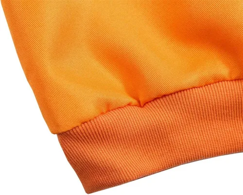 Vista 4 de Runa Costume Coat Anime Cosplay Uniform Zip Cloak Cute Rabbit Orange Hoodie Jacket + Socks