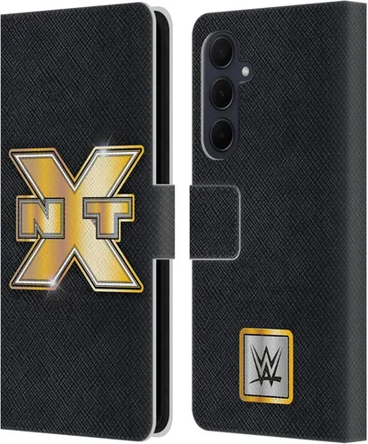 Vista 8 de Head Case Designs Officially Licensed WWE Cruiserweight Champion Title Belts Leather Wallet Case Compatible with Samsung Galaxy A07 4G Campeón
