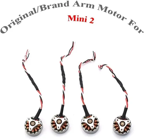 Vista 2 de Motor de brazo para D-JI Mini 2/SE/2 SE brazo motor izquierdo derecho delantero trasero piezas de reparación accesorios de drones (color : 2 piezas)