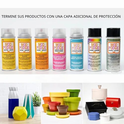 Vista 5 de Mod Podge – Sellador de acrílico transparente (12 onzas), 1470 brilloso