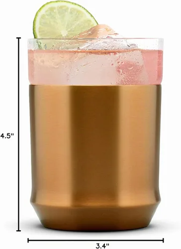Vista 8 de Elevated Craft Hybrid Rocks vidrio, cobre, aislado al vacío, 12 oz