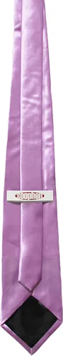 Vista 28 de Soophen corbata para hombre 3.75 pulgadas de color sólido