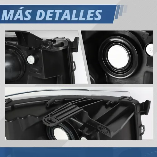 Vista 5 de Auto Dynasty Conjunto de faros halógenos compatible con Chevy Silverado 1500 2500HD 3500 GMT900 2007 2008 2009 2010 2011 2012 2013 2014, lado