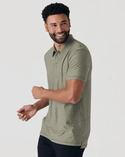 Vista 3 de True Classic Camisas polo activas para hombre, camisas de golf ajustadas de primera calidad para hombres. Camisas polo de manga corta para hombre.