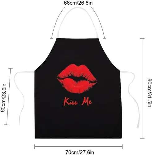 Vista 2 de Delantal de chef para mujer, delantal de cocina ajustable, delantales para accesorios de pintura