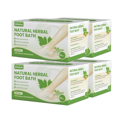 Vista 8 de Remojo natural para pies de artemisa/ajenjo, bolsa de baño de pies de jengibre linfático, spa para pies antihinchazón que promueve el metabolismo