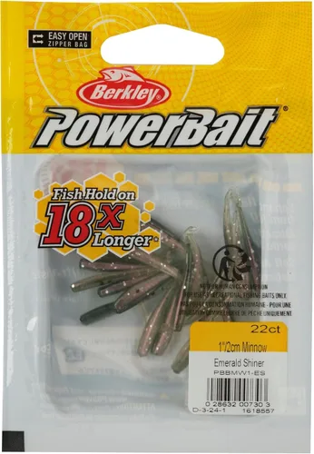 Vista 2 de Berkley PowerBait® Minnow, Smelt, 3 pulgadas (15 piezas)
