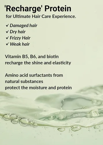 Vista 5 de JUNG SAEM MOOL OFICIAL Salon.ZIP Champú Recarga de Proteínas para Cabello Dañado y Cuidado del Cabello, 14.1 oz (400 g) Cosméticos Coreanos