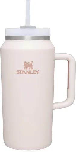 Vista 266 de STANLEY Quencher H2.0 Vaso Térmico con Asa y Pajita 64 oz Tapa Flowstate de 3 Posiciones Gran Capacidad para Viajes y Deportes Vaso de Acero