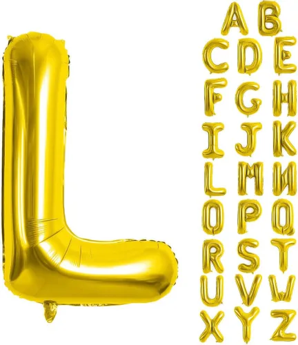 Vista 45 de Globos de letras azules de 40 pulgadas, globo grande del alfabeto de aluminio de Mylar para decoración de cumpleaños, boda, aniversario, graduación