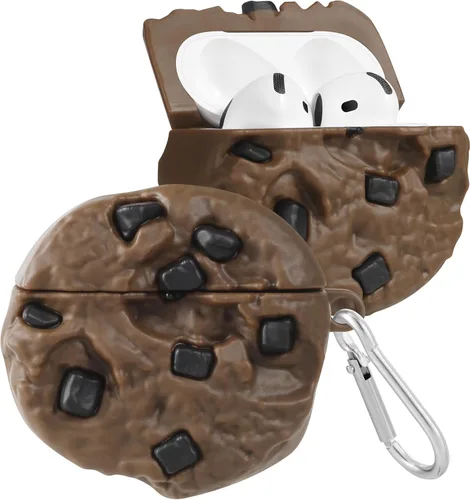 Vista 9 de Boaretiu - Funda para AirPods Pro/Pro de 2ª generación, lindo KawaiiBanana con llavero para AirPods Pro y Pro 2, divertida funda 3D de silicona