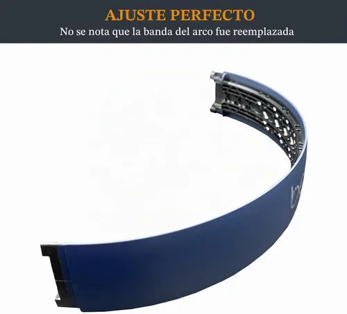 Vista 4 de Beat - Diadema de repuesto para Studio 3, igual que las piezas de la banda de arco, kit de reparación compatible con Beats by Dre Studio 3 (A1914)