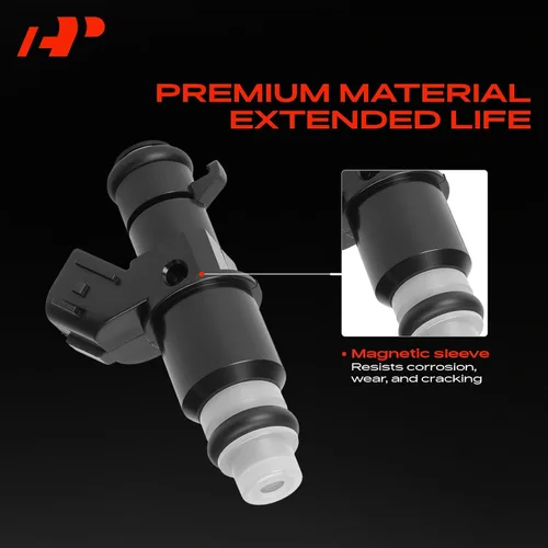 Vista 3 de A-Premium Inyectores de combustible compatibles con Honda Civic 2006-2011 1.8L, compatible con 2009-2013 1.5L, repuesto # 16450RNAA01 4-PC Set