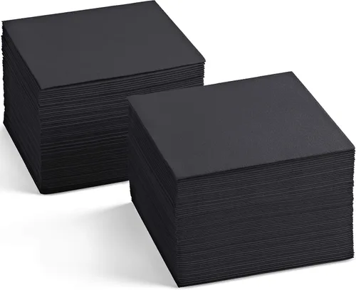 Vista 8 de Servilletas de cóctel desechables con tacto de lino, paquete de 200 servilletas de papel AMETHYST de 5 x 5 pulgadas para bar, restaurante