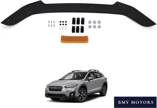 Vista 8 de BMY - Deflector de capó / protector de insectos delantero compatible con Subaru XV 2012-2016 Protector de capó Partículas e insectos Accesorios