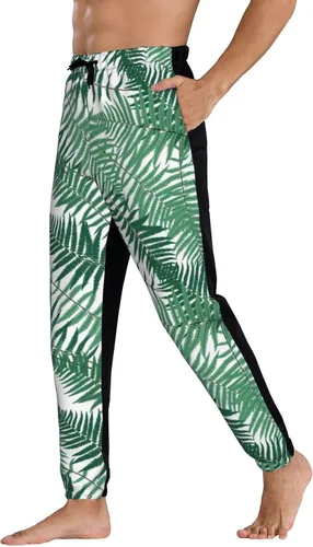 Vista 4 de WorldGES Men's Athletic Pant Lion Casual Jogger Sweatpants with Pockets Breathable Track Pants for Men Workout Training