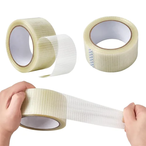 Vista 2 de HSTECH Cinta adhesiva semitransparente, cinta impermeable resistente, cinta resistente a la intemperie de alto rendimiento para reparaciones