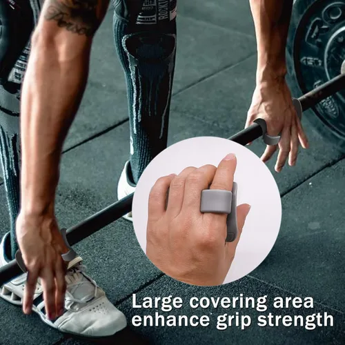 Vista 5 de Rypt Grip - Agarre de mano para gimnasio y levantamiento de pesas para hombres y mujeres, agarre de entrenamiento antideslizante, guantes