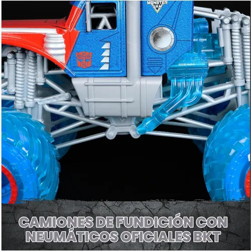 Vista 6 de Monster Jam Transformers Optimus Prime - Camión fundido a presión a escala