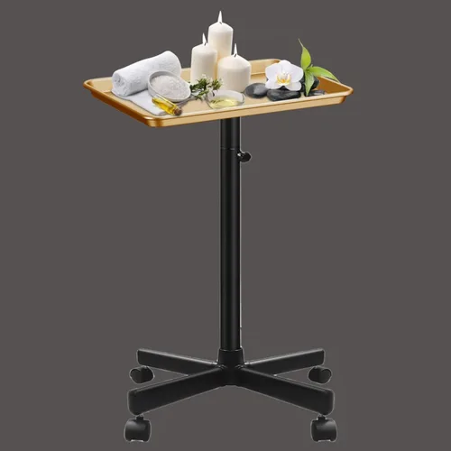 Vista 4 de Retain Time Bandeja de salón de aluminio de alta calidad, bandeja ajustable resistente a la corrosión que se utiliza para bandeja de tatuaje Negro +