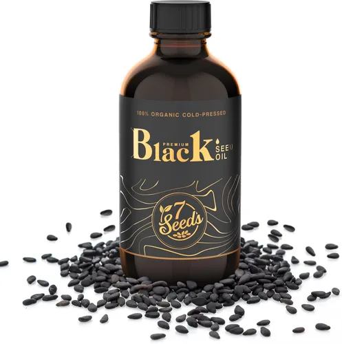 Vista 6 de 7 Seeds Aceite de semilla negra prensado en frío, 4.1 fl oz de líquido Nigella Sativa prensado en frío para apoyo inmunológico, articulaciones