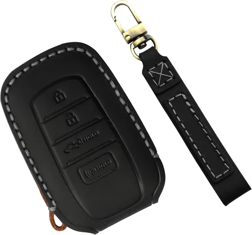 Vista 11 de Funda para Llavero para Accesorios Toyota Tundra 2022-2024 2025 2026, para Tacoma 2024 2025 2026 Cubierta de Llavero de Cuero, para Camry 2025 2026