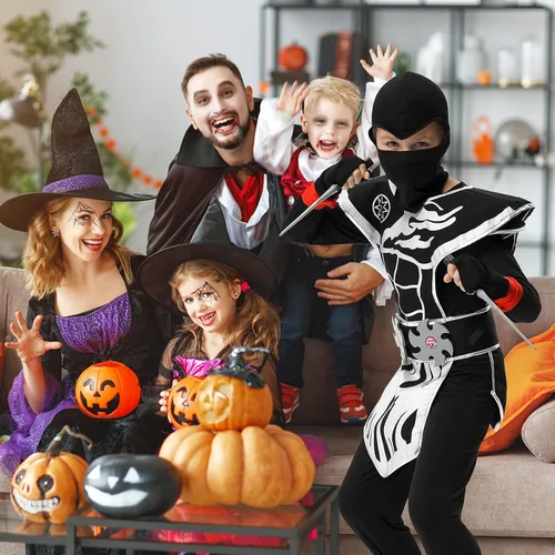 Vista 6 de Emorefun Conjunto de disfraz de Ninja Deluxe para niños, disfraz de Kung Fu ideas de Halloween