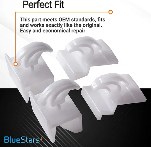 Vista 5 de BlueStars 2 paquetes de 3051162 y 3051163 para cajones delanteros y traseros, compatible con rangos Electrolux y Frigidaire, reemplaza a AP2121517