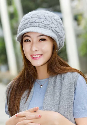 Vista 3 de HINDAWI Bufanda de invierno con visera, bufanda infinita, gorro de nieve cálido para mujer