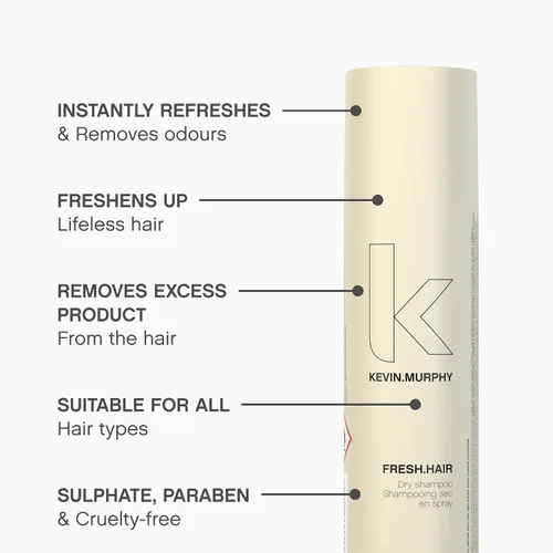 Vista 4 de KEVIN.MURPHY FRESH.HAIR - Champú seco en aerosol - Para todo tipo de cabello - Champú seco sin sulfatos - 100 mL / 3.4 oz