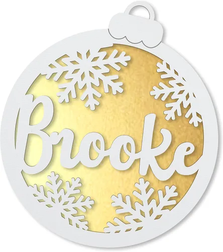 Vista 8 de Bolas de madera para árboles, regalos personalizados, adorno de Navidad, decoración de Navidad, regalos familiares, regalos de adorno de vacaciones