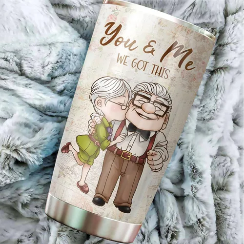 Vista 5 de MARSANA Regalos para ella - Vaso de San Valentín para pareja, vaso de 20 onzas