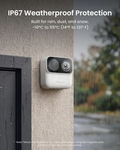 Vista 9 de REOLINK Argus MagiCam Security Cameras Wireless Outdoor 1080p, 2 Pack