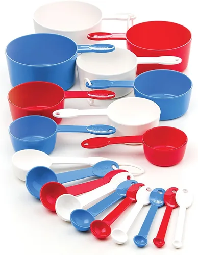 Vista 5 de PrepWorks Ultimate Juego de Medición - Juego de 19 piezas con tazas medidoras y cucharas para mediciones precisas de ingredientes secos y líquidos