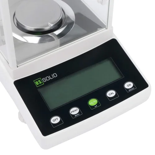 Vista 4 de U.S. Solid Balanza de precisión de 1 mg - Báscula de precisión de laboratorio analítico de 21.16 oz con sensor electromagnético, 0.00 oz x 21.16 oz
