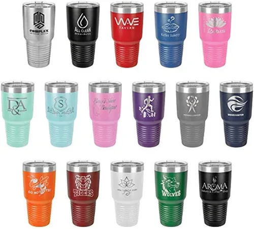 Vista 6 de Taza de viaje con texto en inglés "HAPPY MOTHERS DAY 30 oz Drink Tumbler with Straw " grabado con láser con divertidas citas " Compare con Yeti