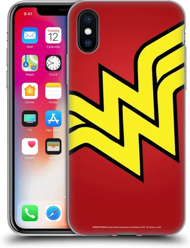 Vista 137 de Head Case Designs Funda de gel suave con licencia oficial de Wonder Woman DC Comics Classic Logos compatible con Apple iPhone 7 Plus/iPhone 8 Plus