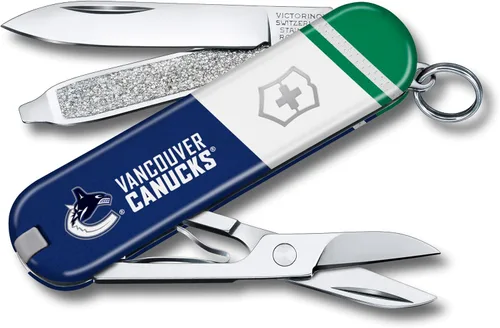 Vista 16 de Victorinox Classic SD Swiss Army – Navaja suiza de bolsillo compacta con 7 funciones, fabricada en Suiza, con hoja pequeña, destornillador y llavero