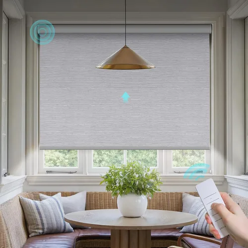 Vista 4 de Panel solar de alimentación móvil USB-C enchufe montado en ventanas, cargador para persianas enrollables, negro