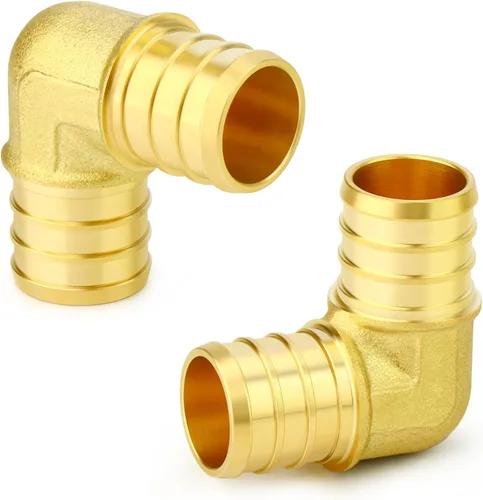 Vista 34 de GASHER 10 piezas sin plomo latón 1 "acoplamiento Pex, accesorios Pex de 1 pulgada para tubería Pex