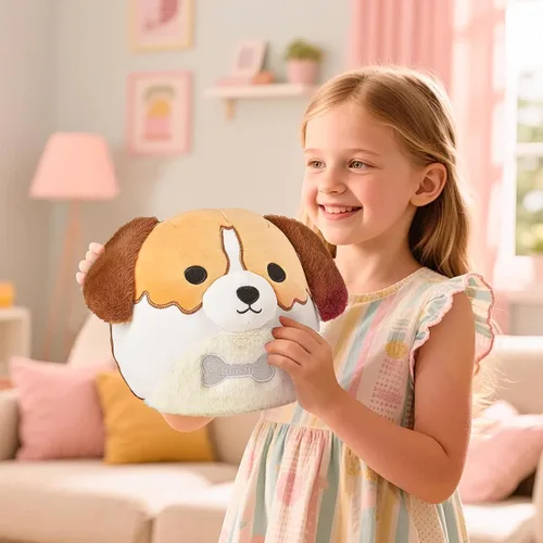 Vista 6 de Almohada de peluche para perro, lindo cachorro suave, 10