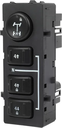 Vista 9 de CCIYU Interruptor selector de caja de transferencia 4X4 compatible con Hummer H2 2003-2007 Reemplaza 19259310, interruptor del controlador de rueda